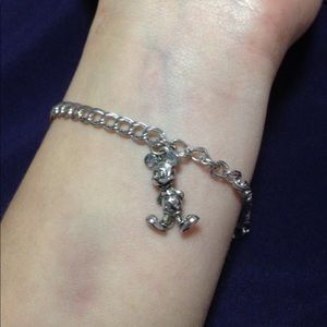 Silver Mickey Mouse bracelet